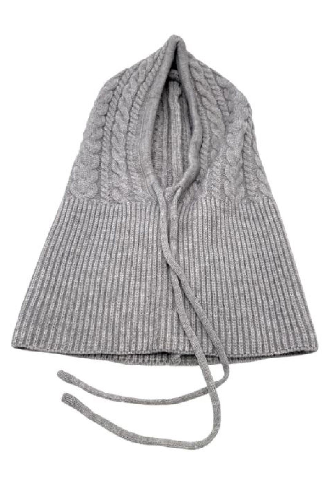 A-bee - Amanda Balaclava - Light Grey Elefanthuer 