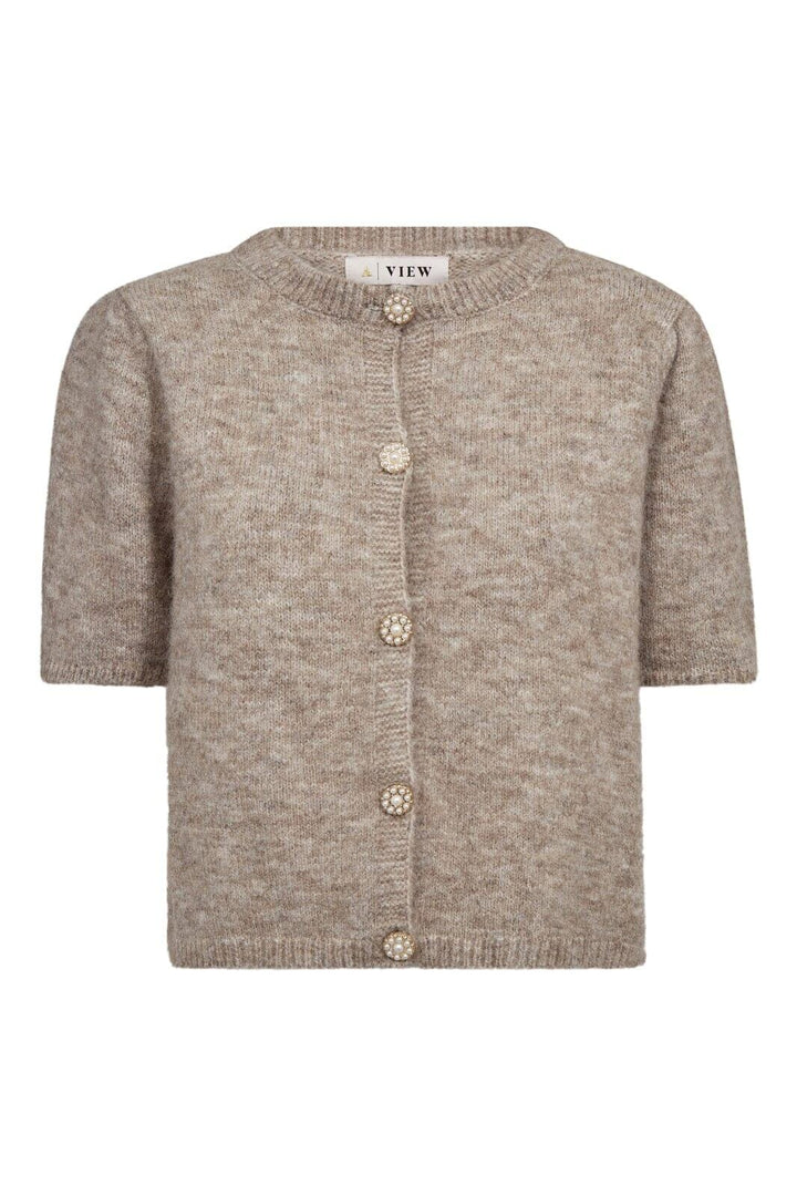 A-View - Lissi Knit Cardigan AV7073 - 004 - Sand Cardigans 