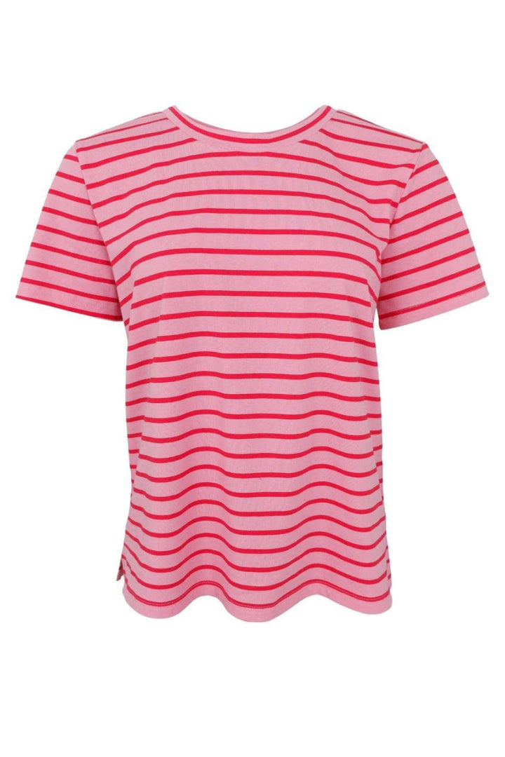 Black Colour - Bcmaylee Ss Tee 41069 - Shirts - Rose Red T-shirts 