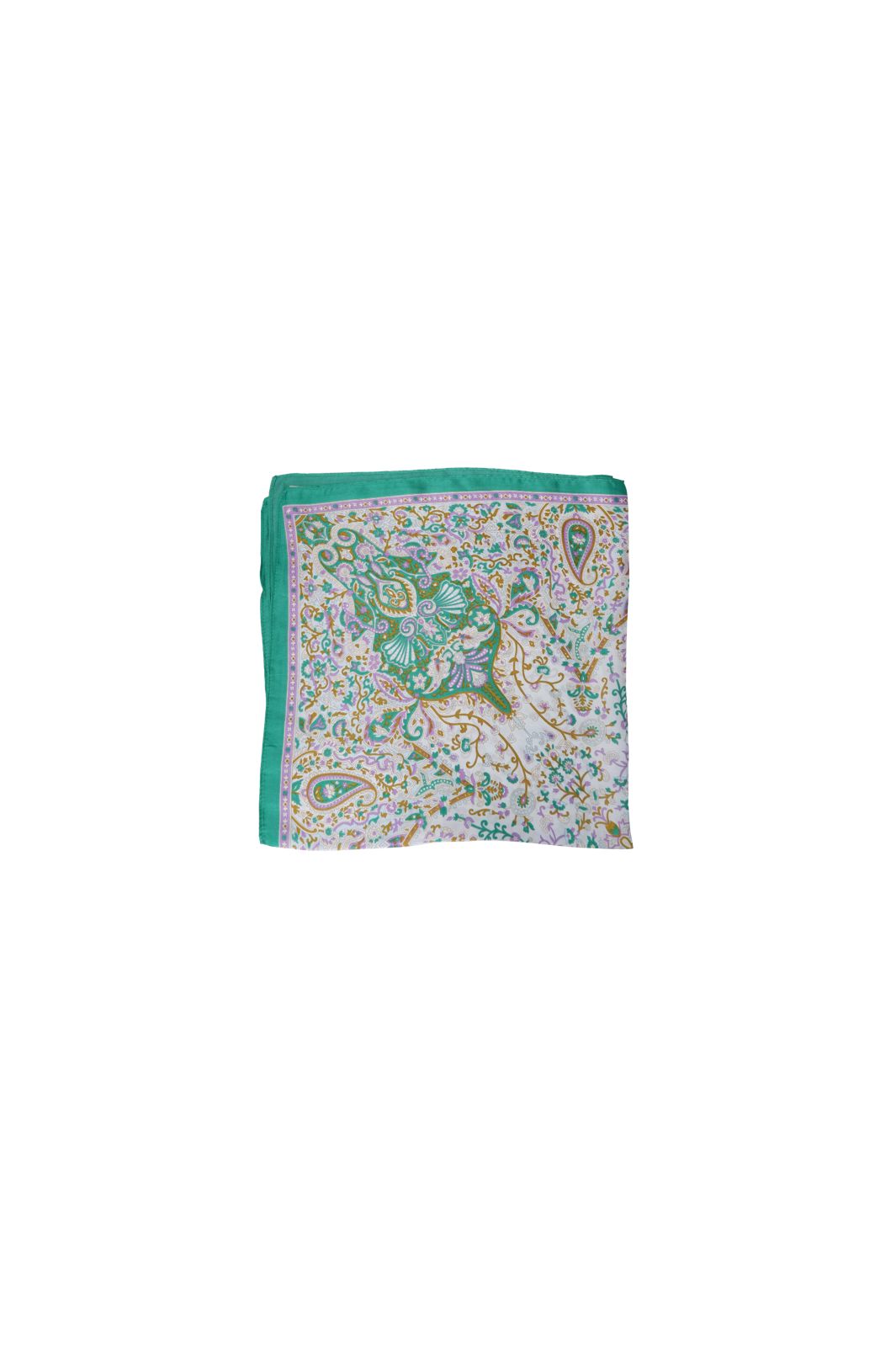Black Colour - Bczyra Mini Scarf 3666 - Green