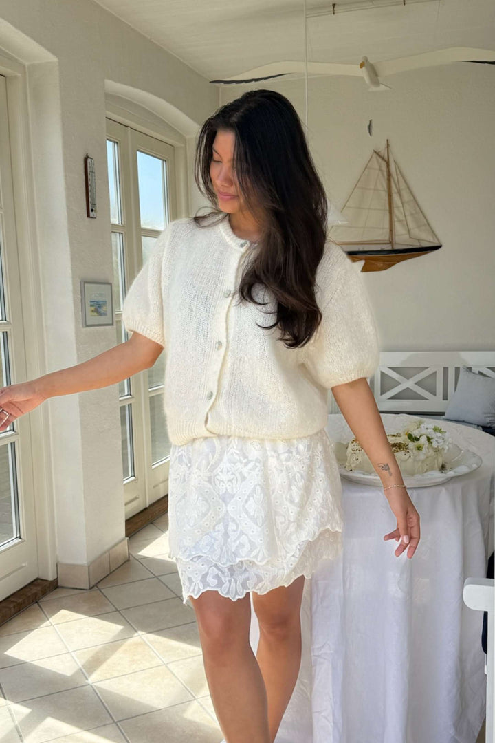 BYIC - Idaic Ss Cardigan 5265 - White Cardigans 