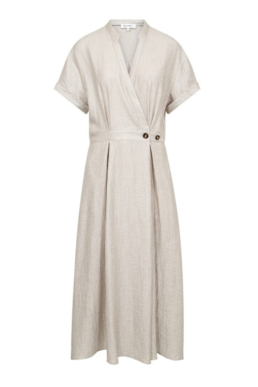 Co´Couture - Chercc Wrap Ss Dress 46124 - 930 - Silver