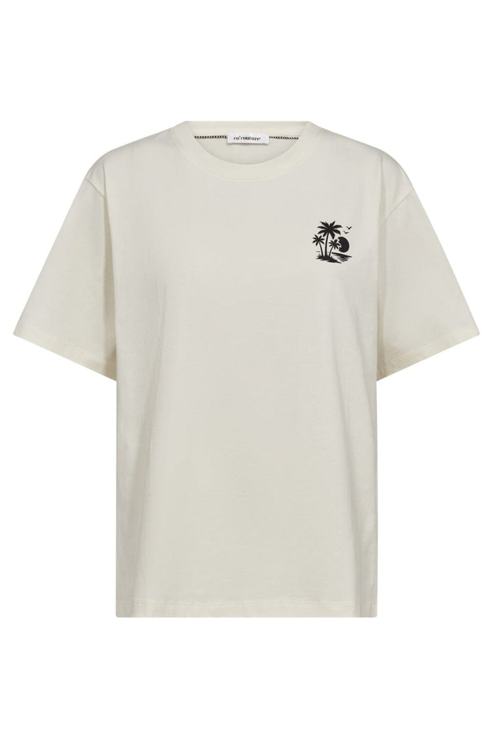 Co´Couture - Coco Beachcc Box Tee 43022 - 5 - Pearl