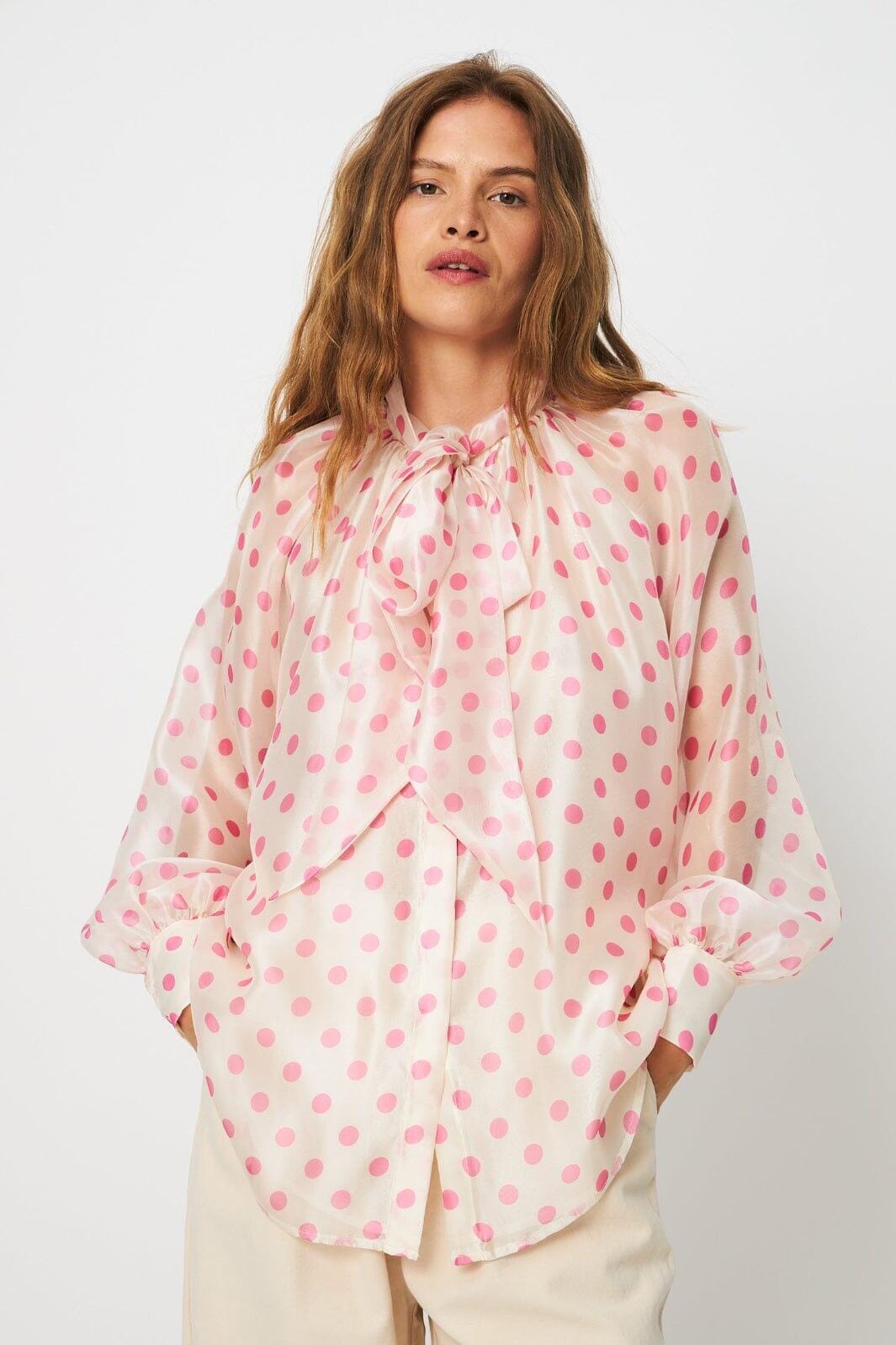 Cras - Ethel Shirt C607 - 8146 - 8146 Rose Dot Skjorter 