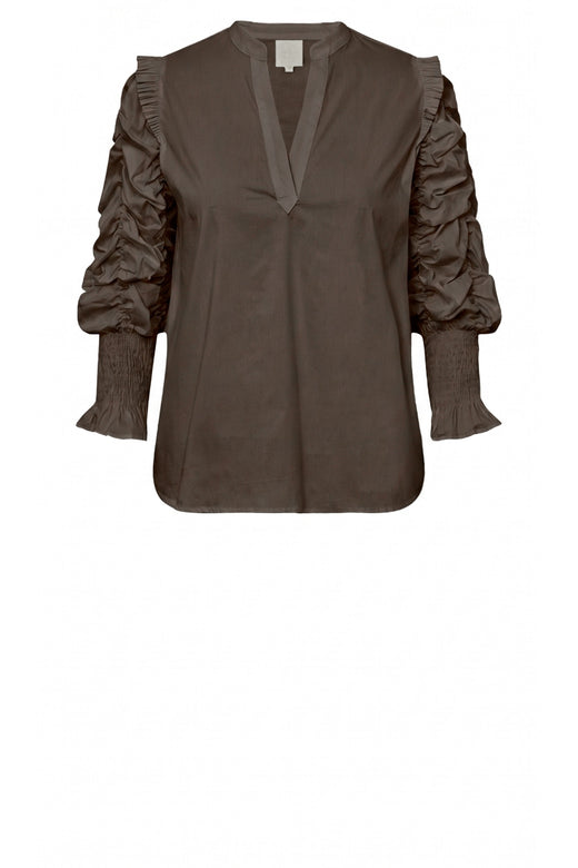Gossia - Gotrine Blouse G1226 - Milk Chocolate