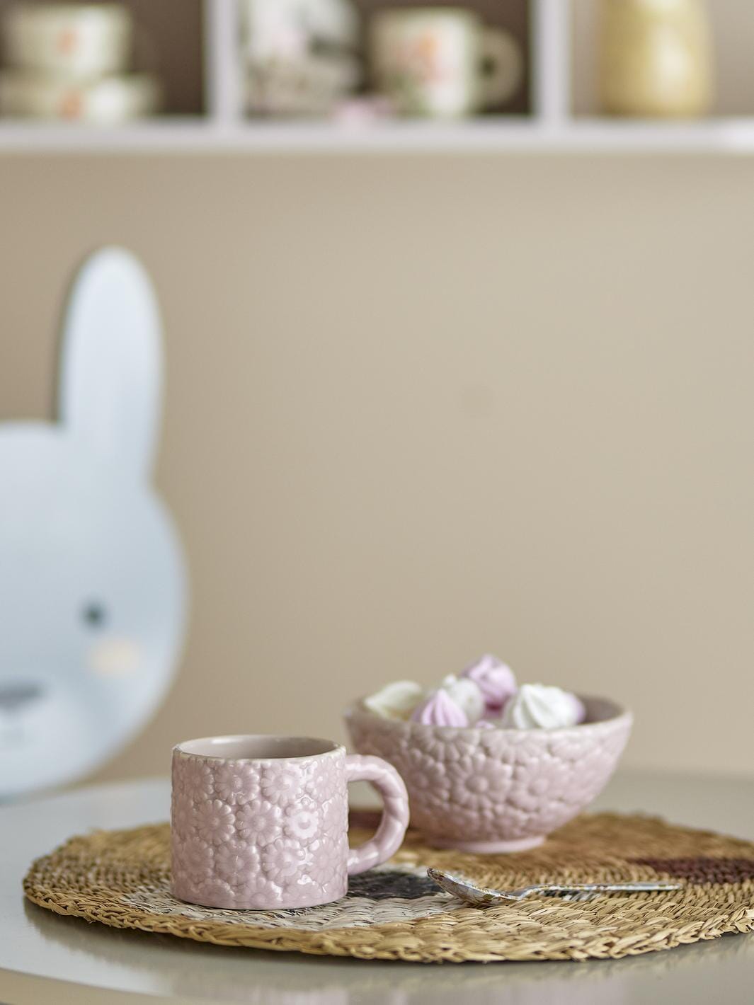 Bloomingville - Benji Kop, Rosa, Stentøj 82061376 - Rose