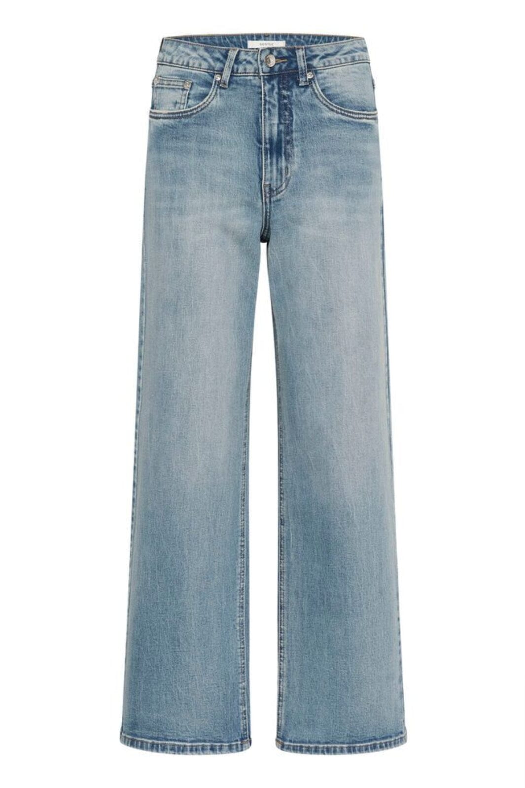 Gestuz - Gzzolani Wide Jeans 10910876 - 104590 - Washed Blue Jeans 