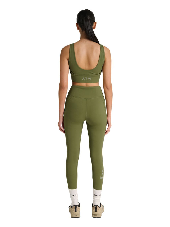 Halo - Women Training Bra 610505 - 6096 - Olive Drab BH 