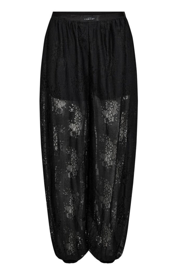 Haute L'Amitié - Bella Lace Harem Pant HL10584 - Black
