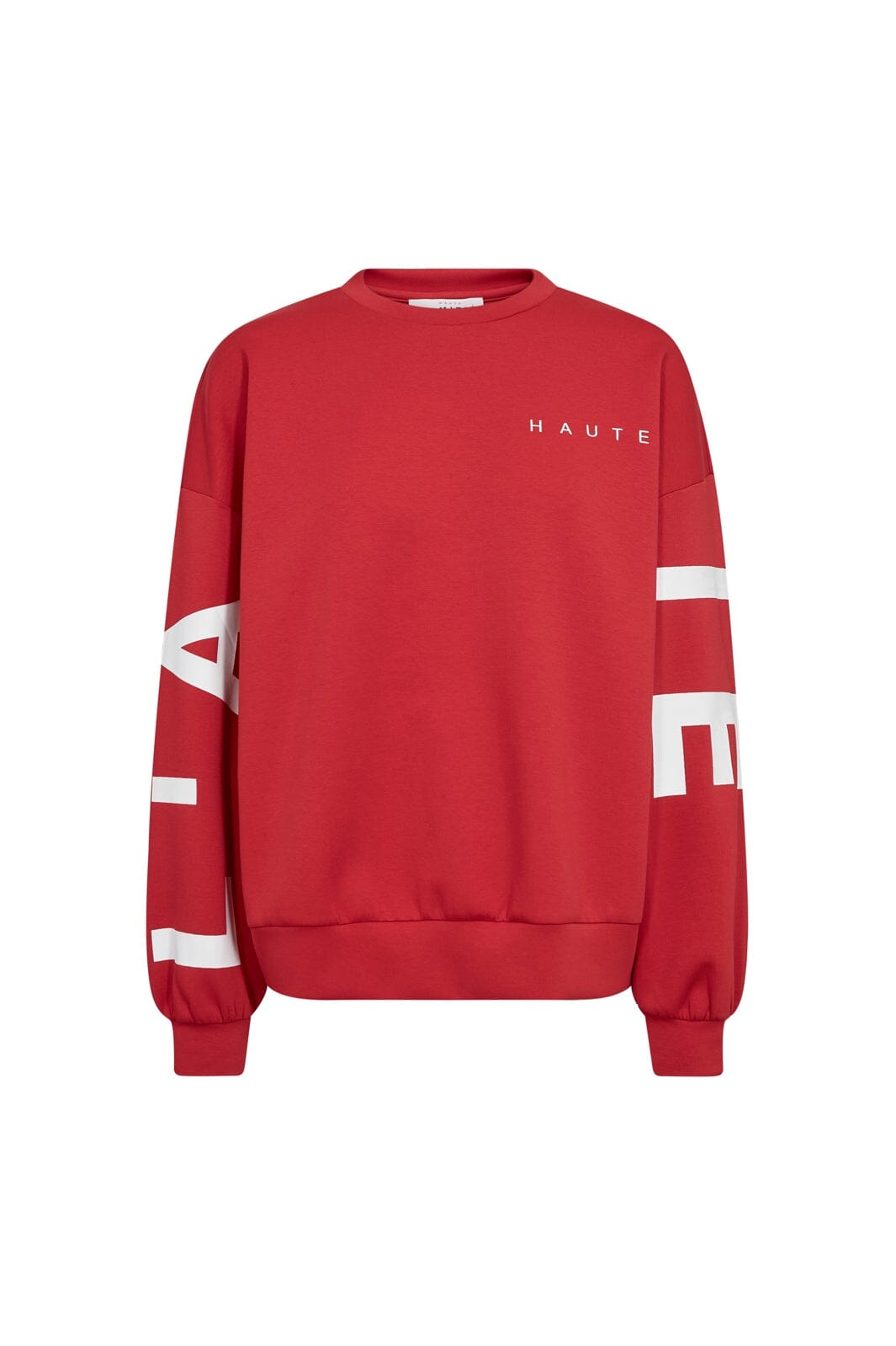 Haute L'Amitié - Maxi Split Logo Sweat HL10413 - Red