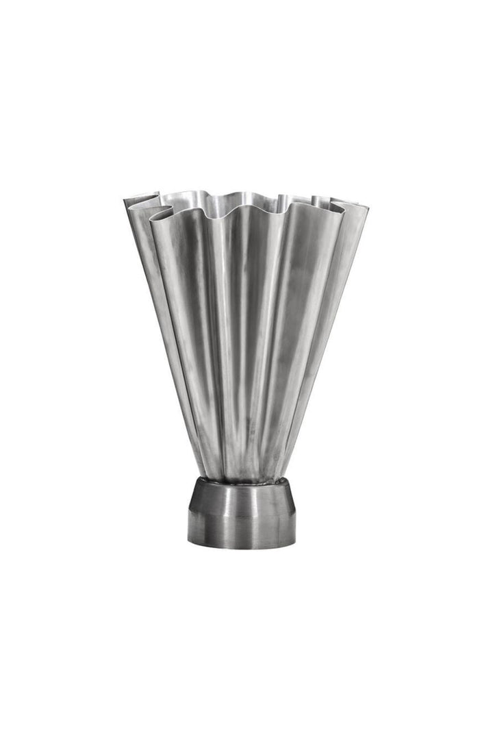 House Doctor - Vase, Hdflood, Børstet Sølvfinish - 900000763