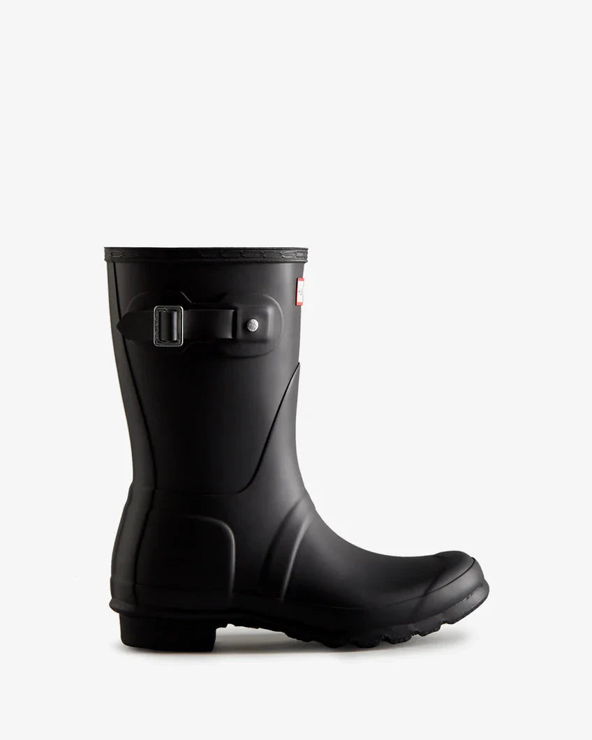 Hunter - Womens Original Short Boot Wfs1000rmablk - Black Gummistøvler 