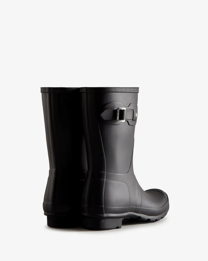 Hunter - Womens Original Short Boot Wfs1000rmablk - Black Gummistøvler 