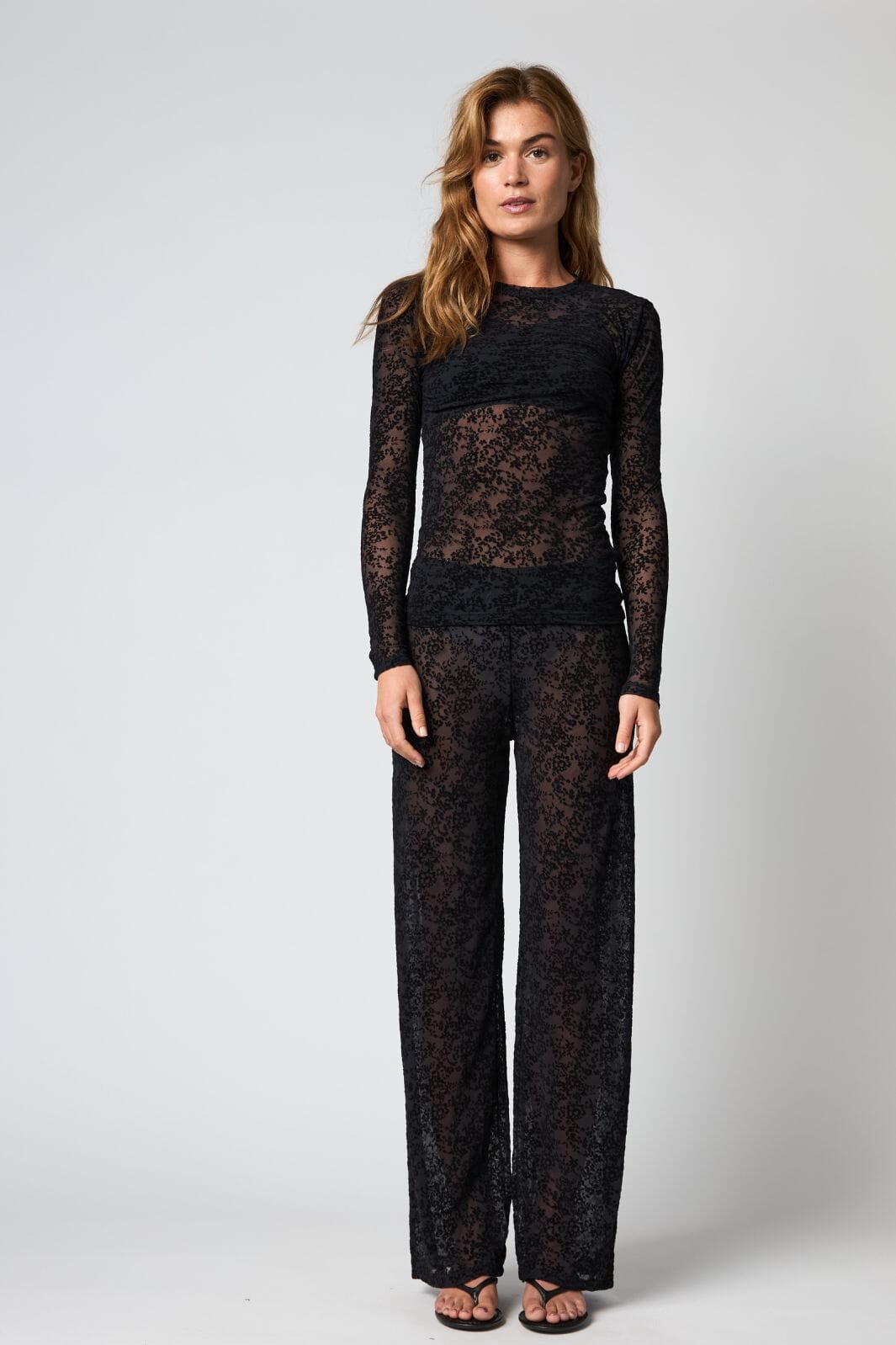 Hype The Detail - Lace Blouse 852-14 - 9 - Black Bluser 