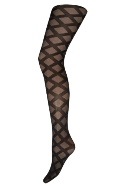 Hype The Detail - Tight Plaid 30D 16150-77 - 1100 - Sort Strømpebukser 