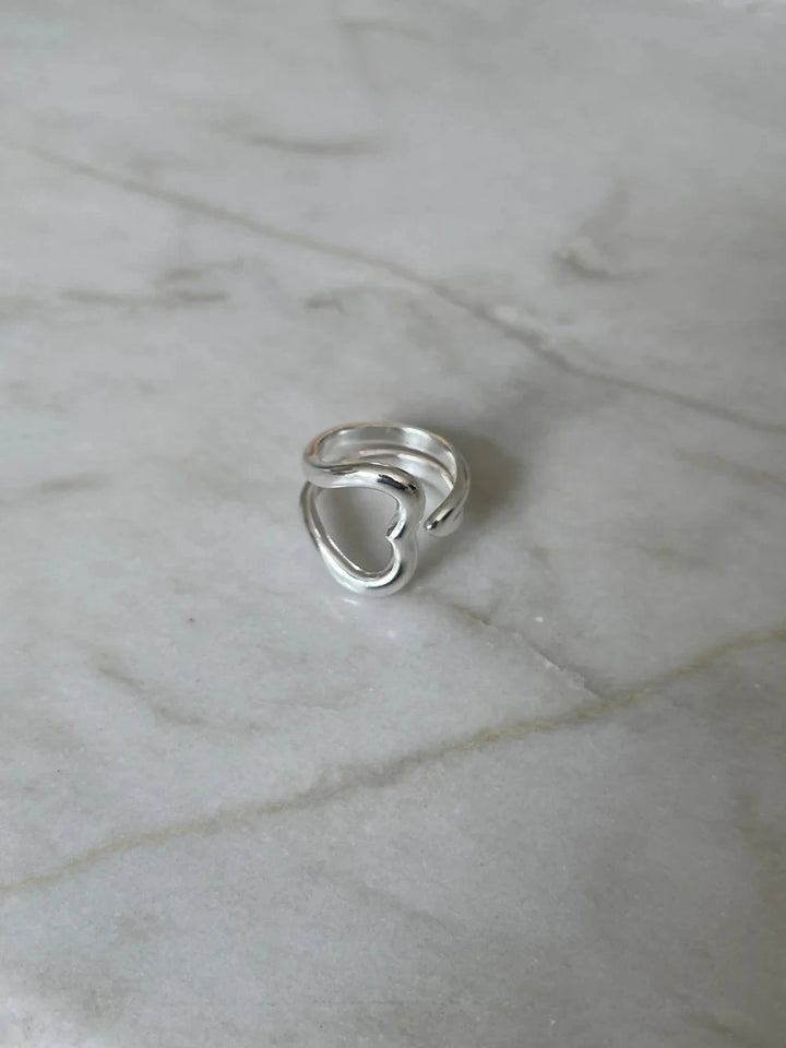 Jane Kønig - Open Heart Ring OHR-AW25-S_54 - Ring Ringe 