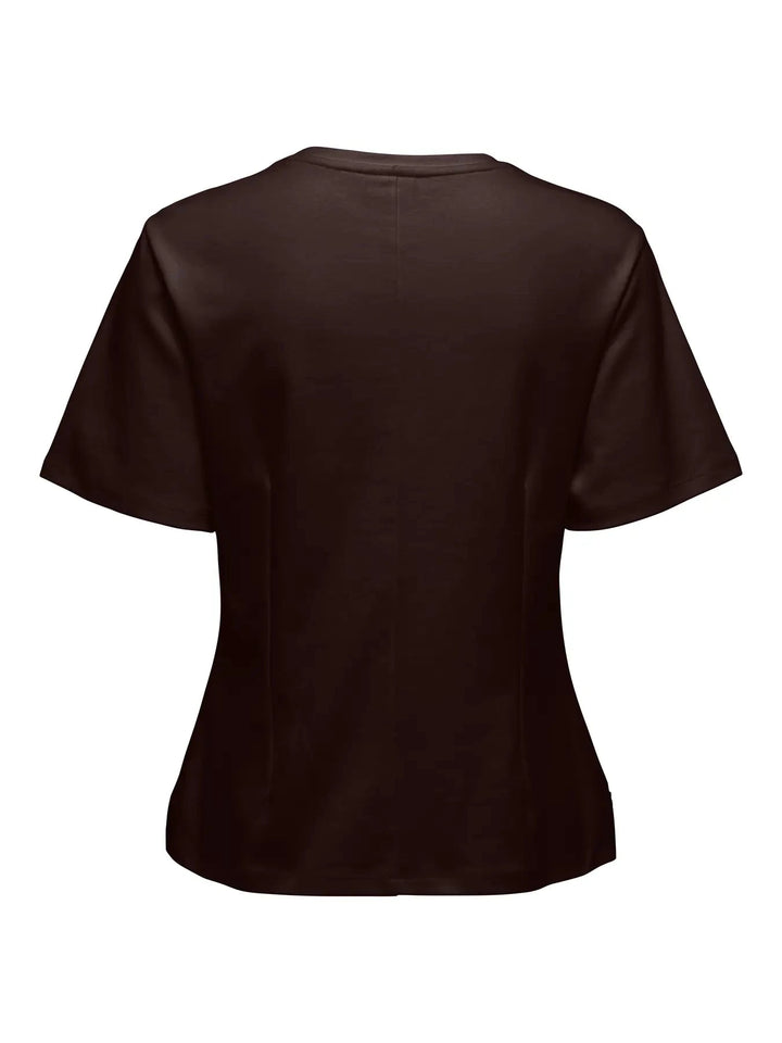 JDY - Jdyeva S/S Top - 4978530 Black Coffee T-shirts 