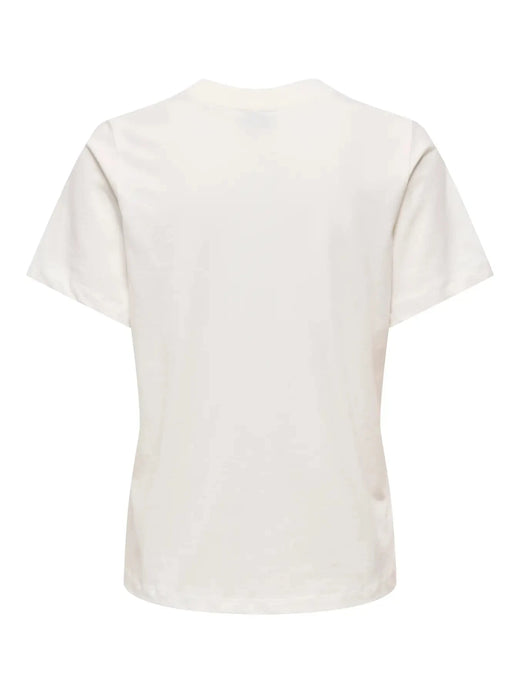 JDY - Jdypisa S/S Print Top - 4998330 Cloud Dancer Lemon T-shirts 