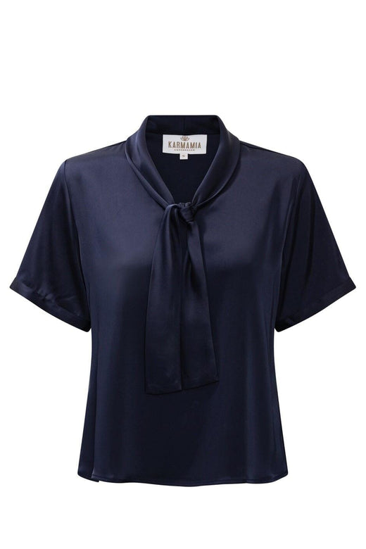 Karmamia - Audrey Blouse (Short) 2346 - Semi Rich Ink Blue