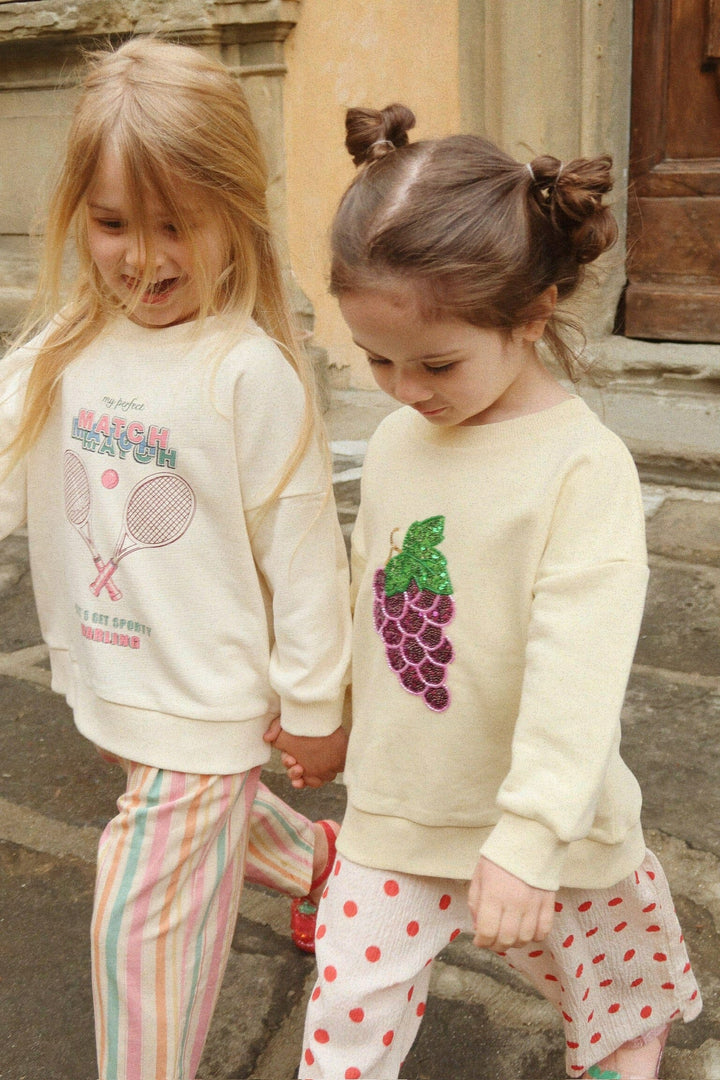 Konges Sløjd - Loupy Lou Sweat Shirt Ocs Ks104951 - Buttercream Sweatshirts 