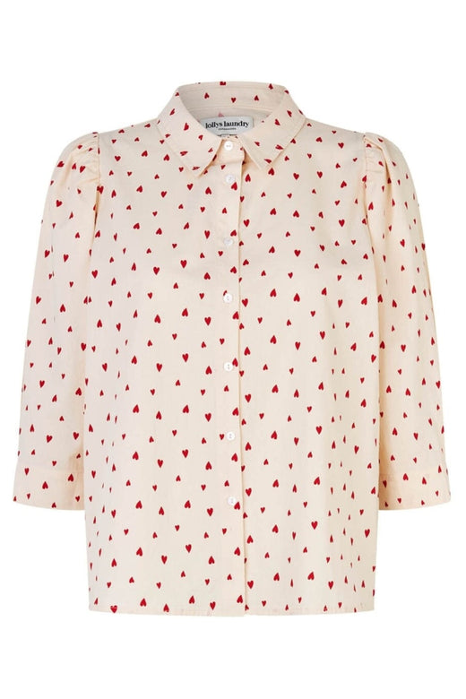 Lollys Laundry - Bonoll Shirt Ss EX00001-1000 - 30 - 30 Red