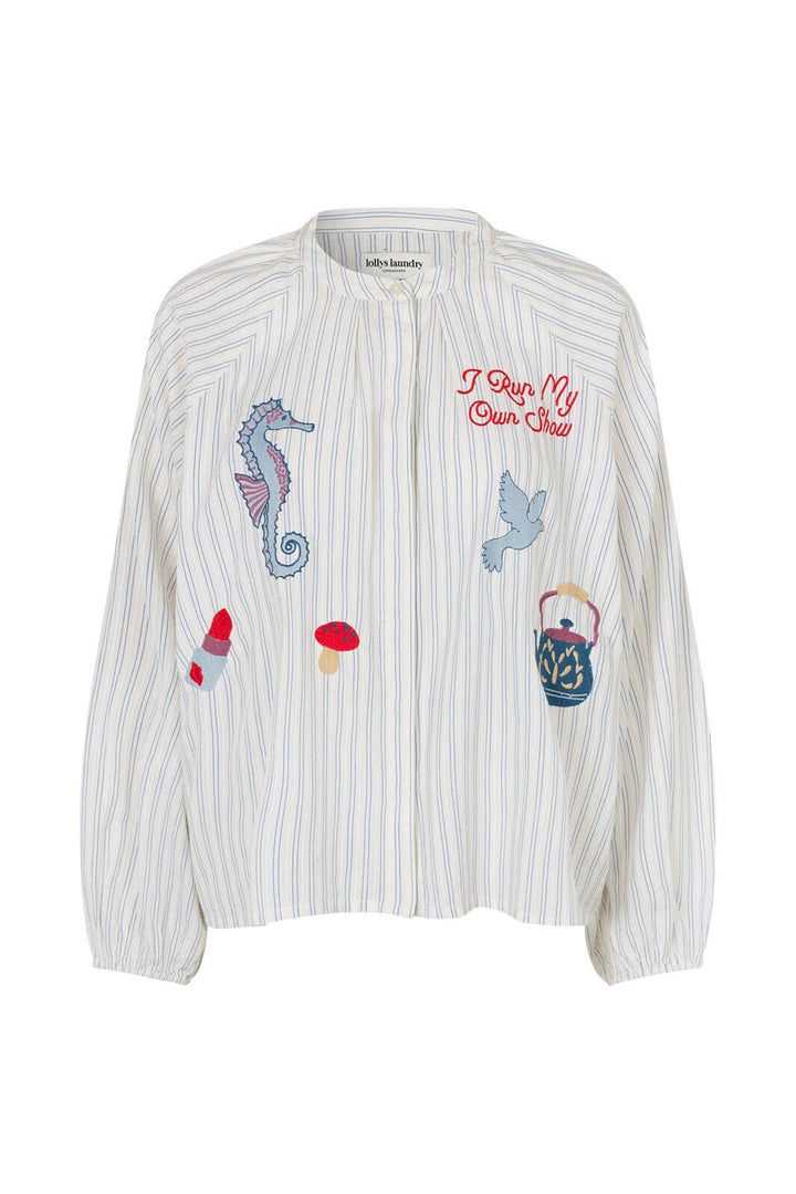 Lollys Laundry - Haileyll Shirt Ls 26443-1032 - 80 - Stripe