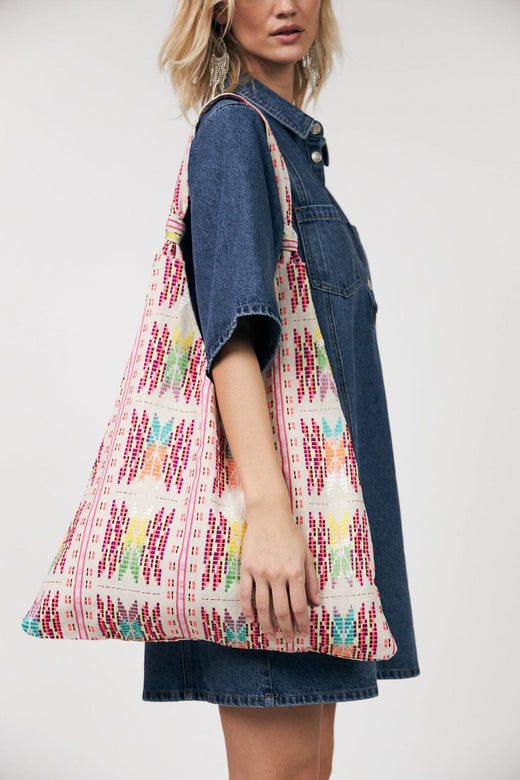 Lollys Laundry - Tayll Boho Bag26155-20065 - 51 Pink Tasker 