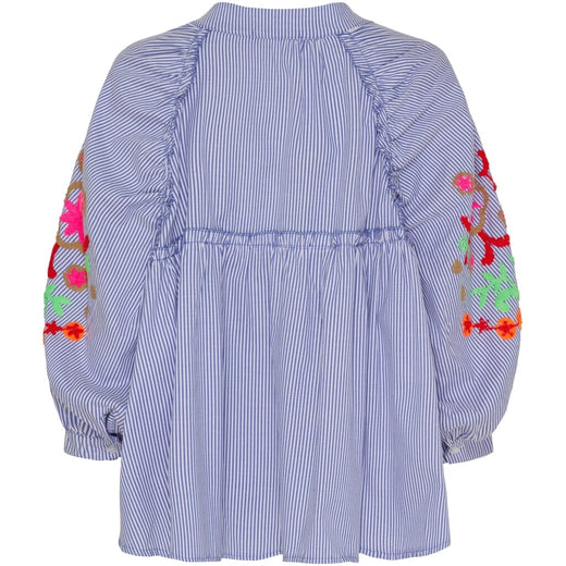 Marta Du Chateau - Mdcaleta Shirt 268191Stripe - Blue Denim Stripe Skjorter 