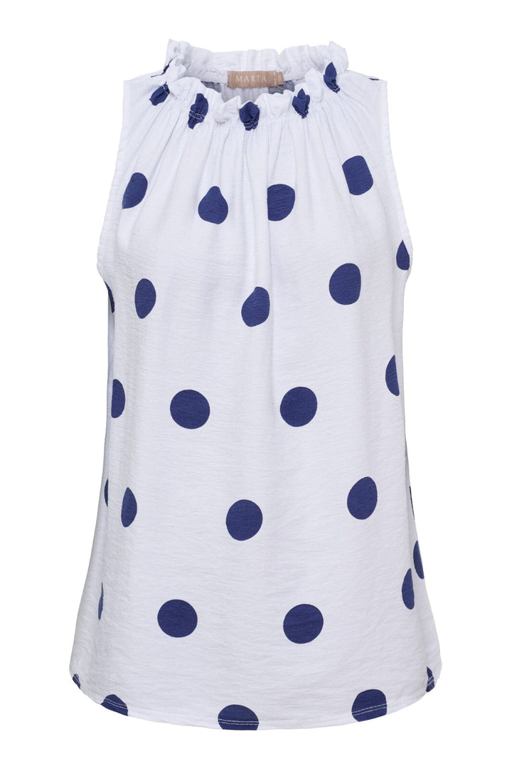 Marta Du Chateau - Mdclucina Top 2319 - White Toppe 