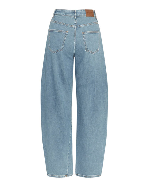 Moss Copenhagen - Mschkobane Tua Barrel Jeans 19765 - Light Blue Wash Jeans 