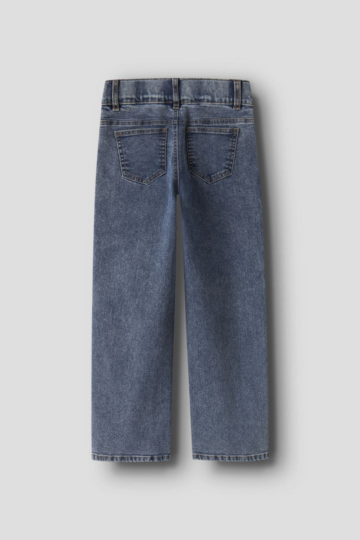 Name It - Nkfrose Wide Rhinestone Jeans 4417-Im T - 4912053 Denim Blue Rhinestone Bows