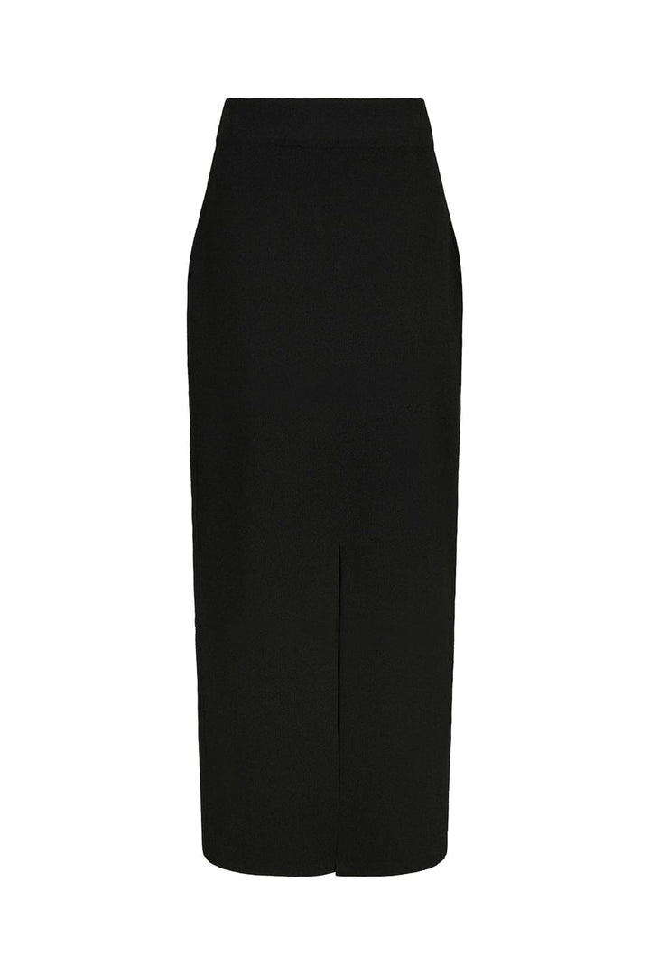 Neo Noir - Hansa Smooth Knit Skirt 167267 - 100 - Black