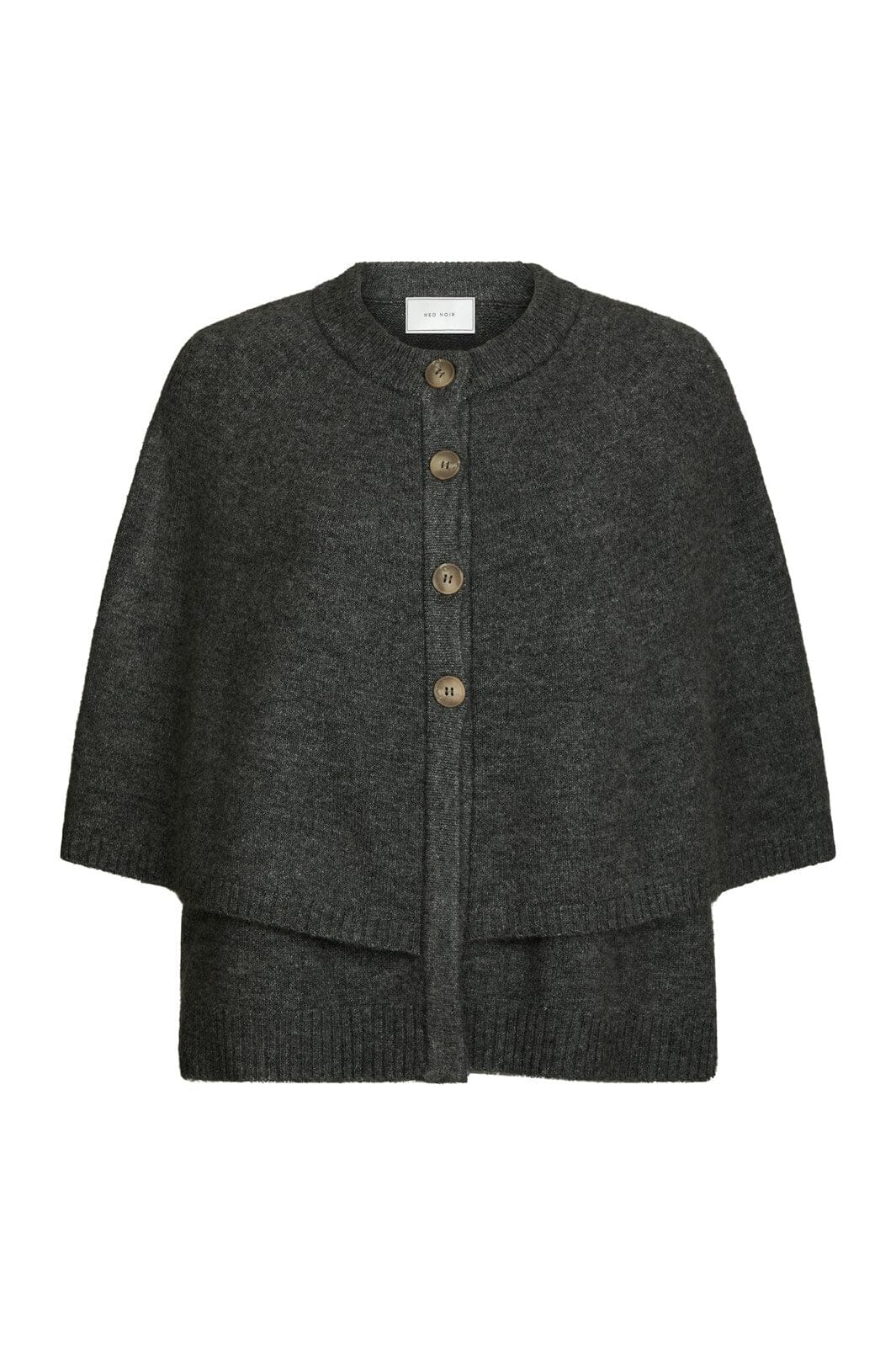 Neo Noir - Josei Double Knit Cape 165798 - 130 - Grey