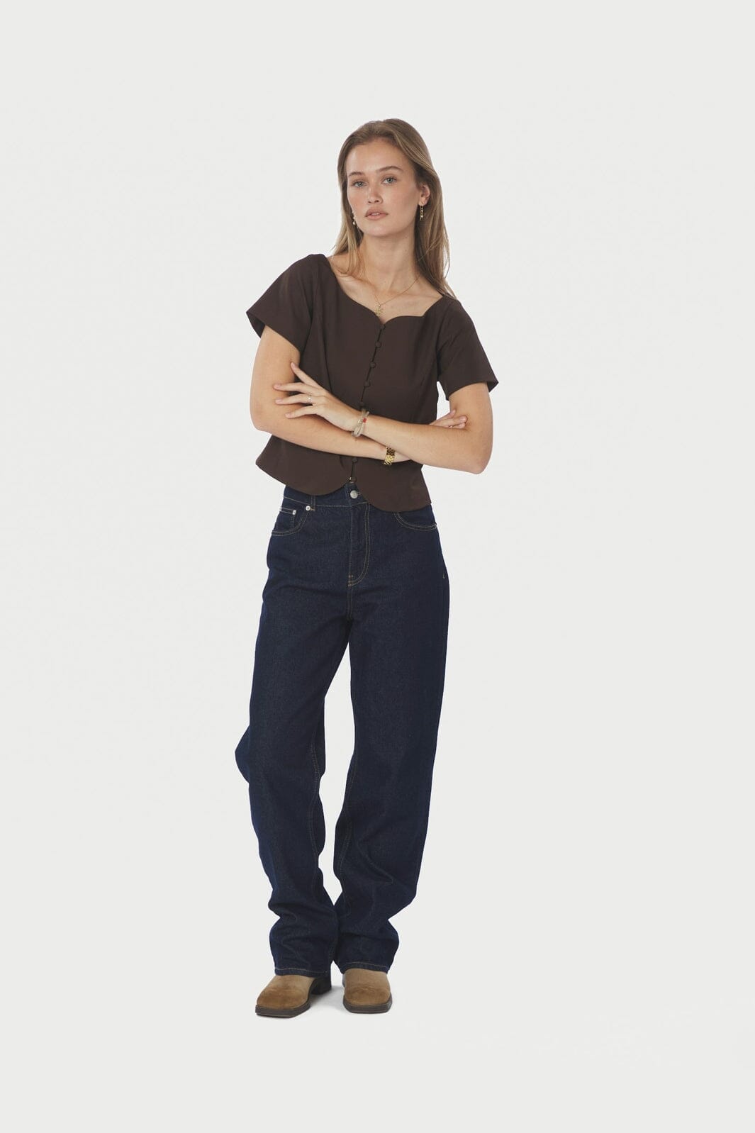 Neo Noir - Tango Structure Top 165513 - 676 - Dark Brown