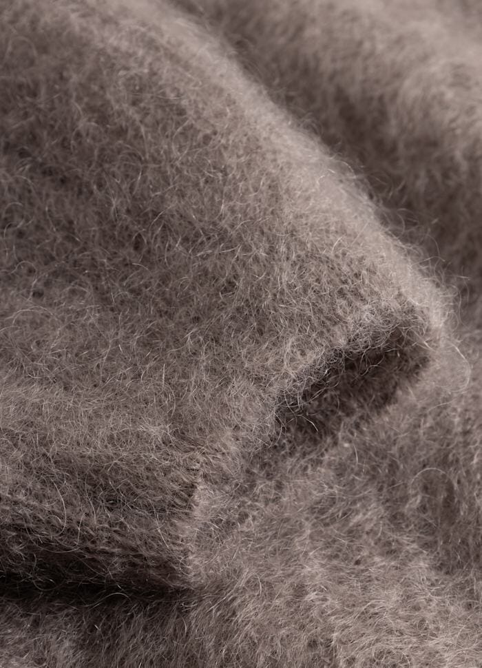Noella - N-Lillee Knit 17030001 - 1438M/L - Timber Wolf Strikbluser 