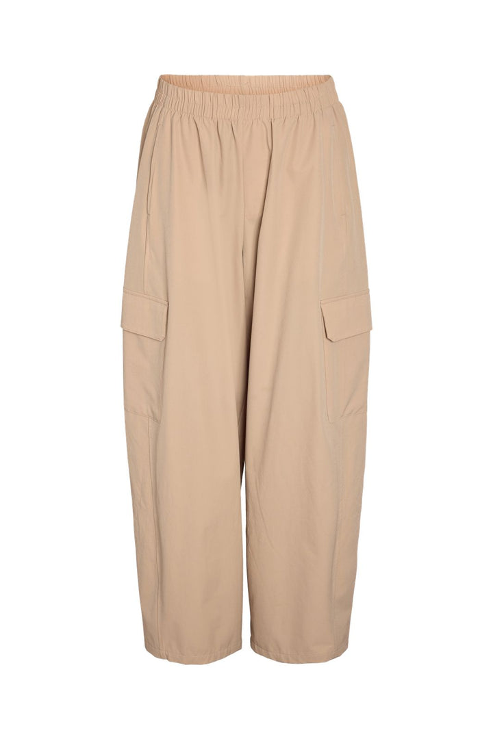 Noisy May - Nmkirby Barrel Pants - 5091335 White Pepper