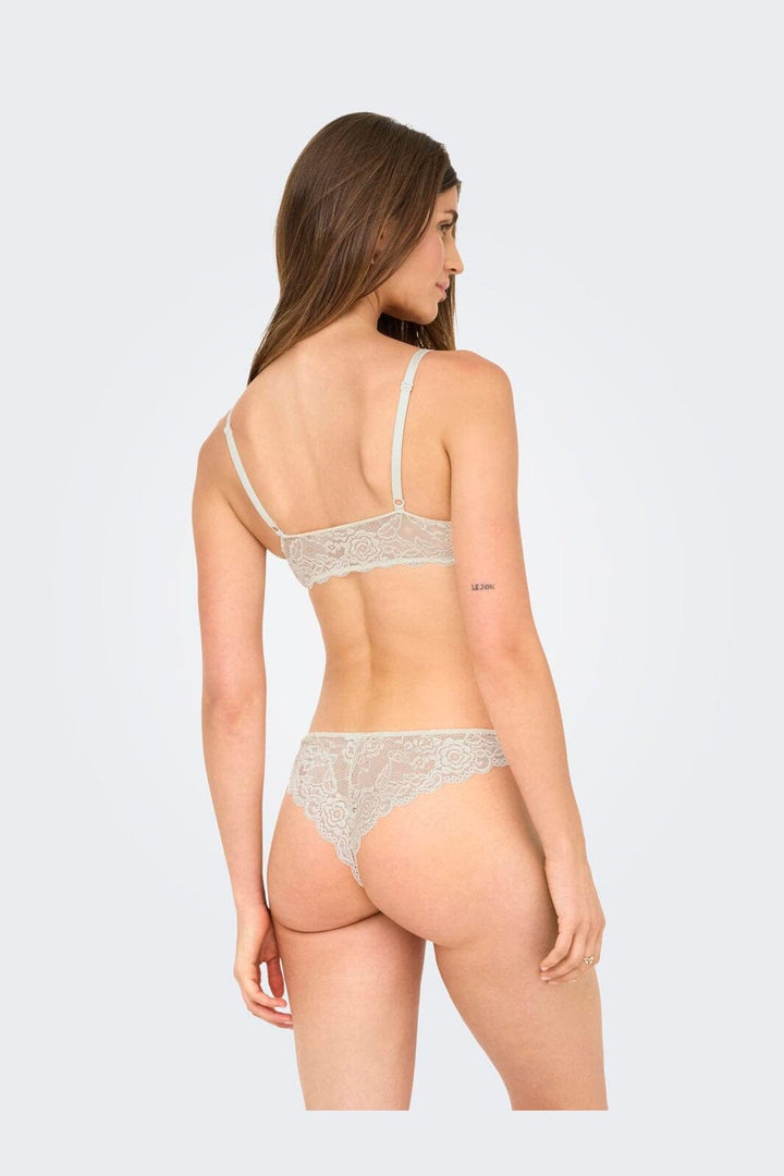 Only - Onlchloe Lace Padded Bralette Acc - 4816303 Cloud Dancer