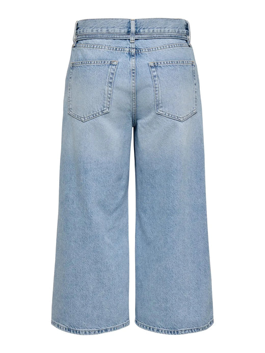 Only - Onlgianna Culotte Dot - 4978483 Medium Blue Denim Jeans 