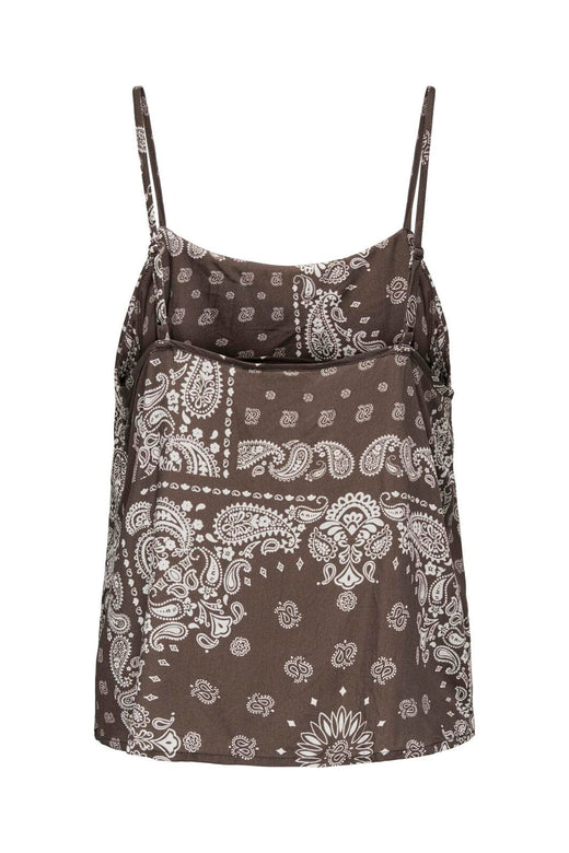 Only - Onlramse Ambel Strap Band Top - 5016290 Chocolate Martini Brown Bandana