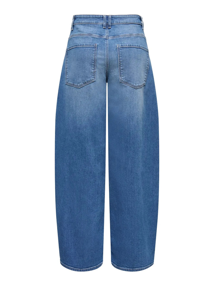 Only - Onltamy Barrel Epp - 4968777 Medium Blue Denim Jeans 