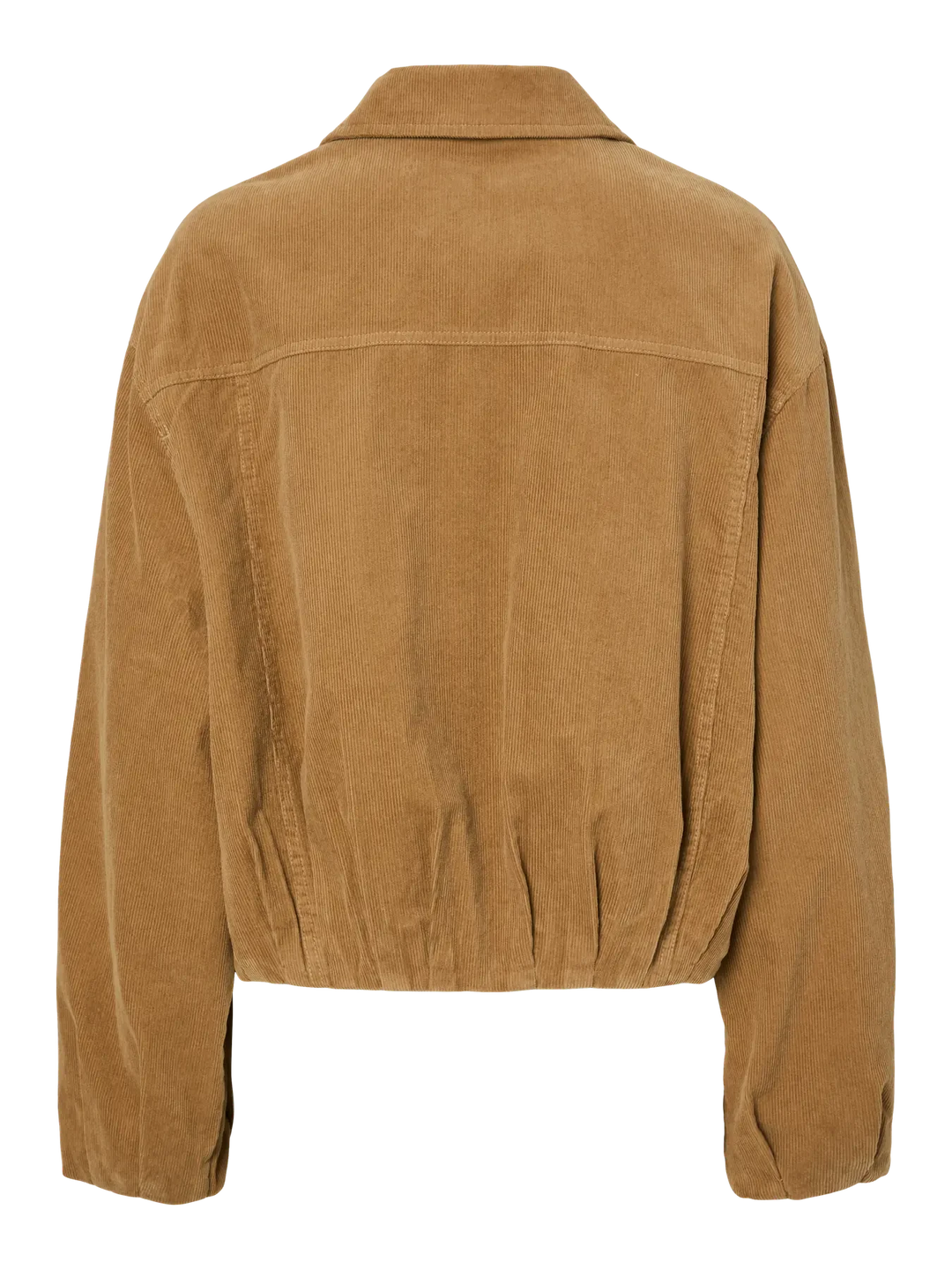 Pieces - Pcbabett Corderoy Denim Bomber - 4930898 Travertine Jakker 